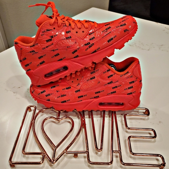 🆕️Nike Air Max 90 "Just Do It Pack Bright Crimson"🆕️ - Picture 2 of 16